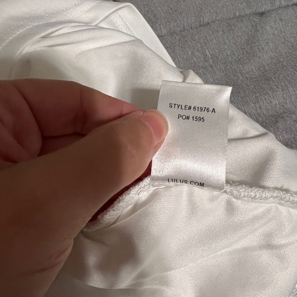 Lulu's Love Poem Ivory Lace Mini Dress - Picture 8 of 9